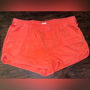SO Women's Vibrant Orange Athletic Shorts